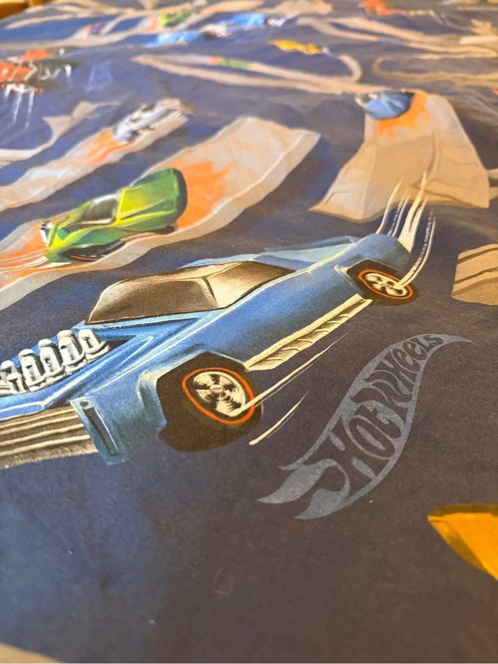 Pottery Barn Kids Duvet Cover Hot Wheels Twin Cotton Cars